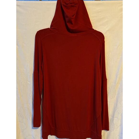 Chico's Zenergy Hoodie Womens Medium Red Athleisure Gorpcore - Picture 6 of 6
